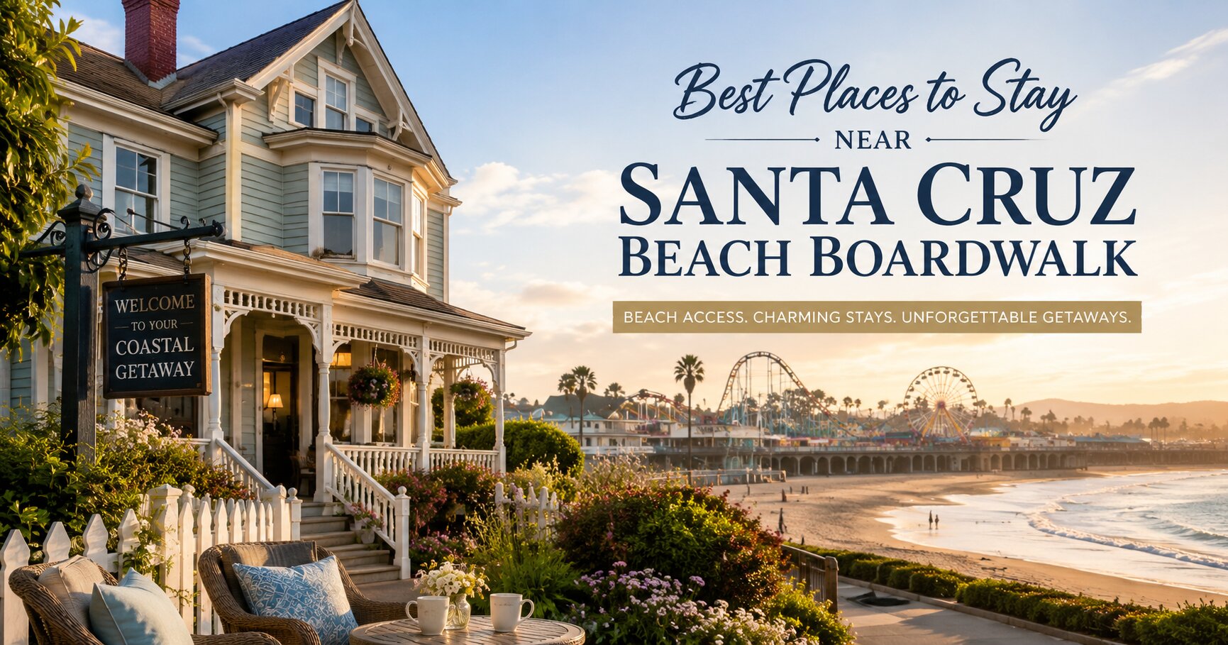 Best Places to Stay Near Santa Cruz Beach Boardwalk
