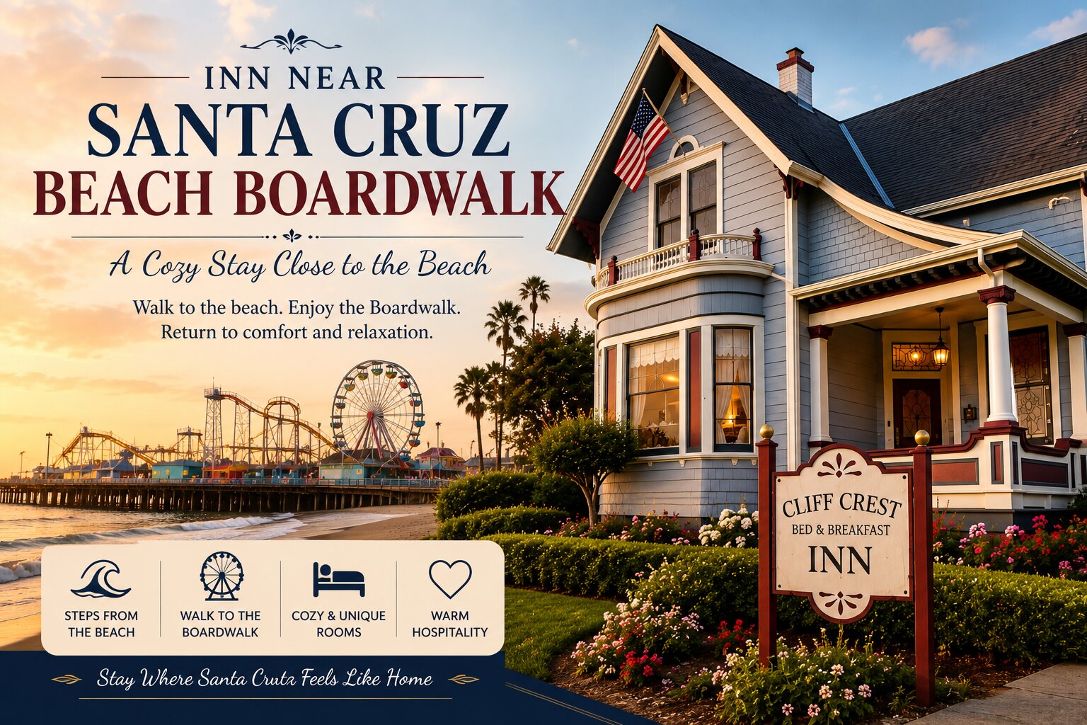 Inn Near Santa Cruz Beach Boardwalk