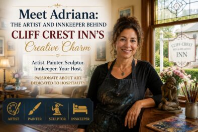 Meet Adriana The Artist and Innkeeper Behind Cliff Crest Inn’s Creative Charm